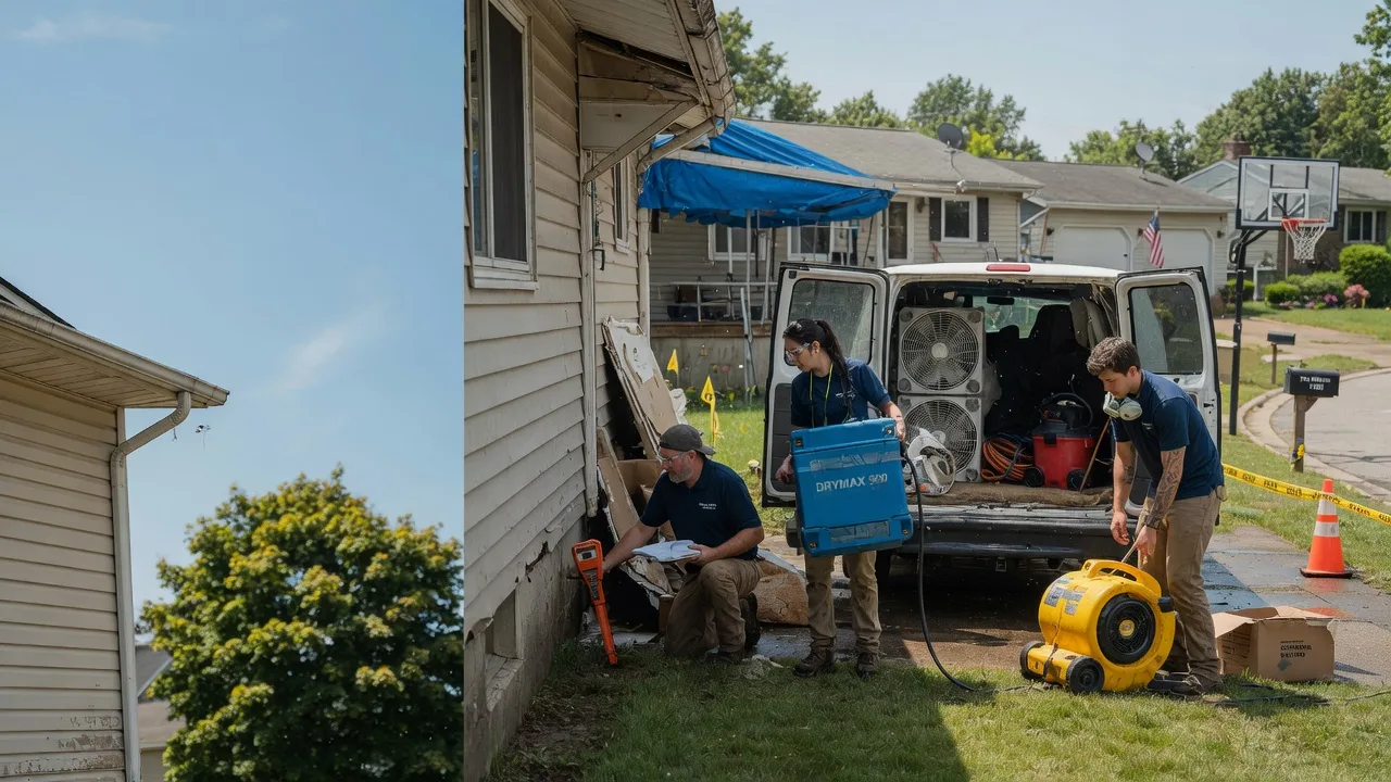 Ceiling Leak Cleanup in Batavia, NY near me